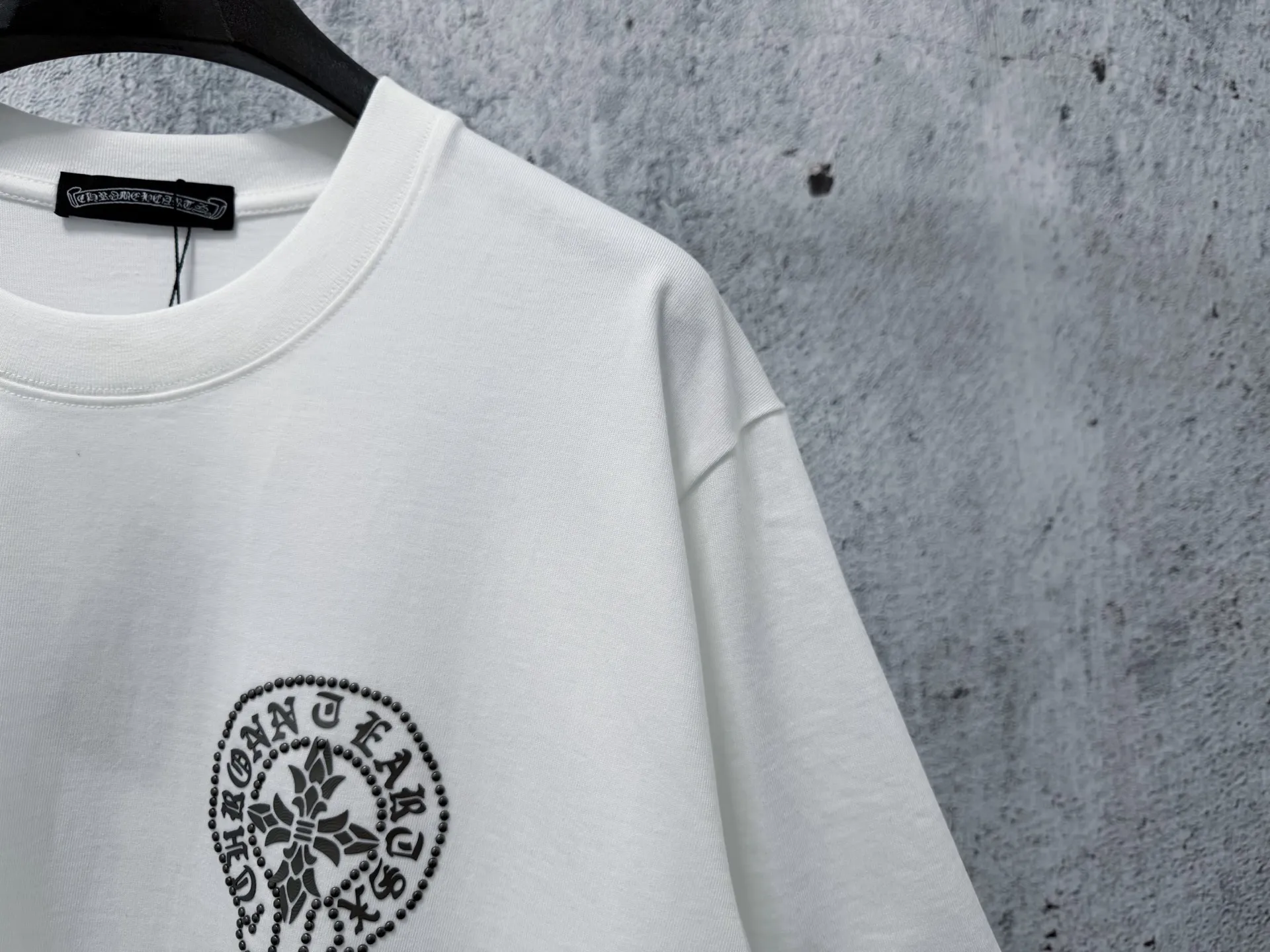 【Chrome Hearts】 Same Style T Same Style T Versatile : Black White Size：XS-L